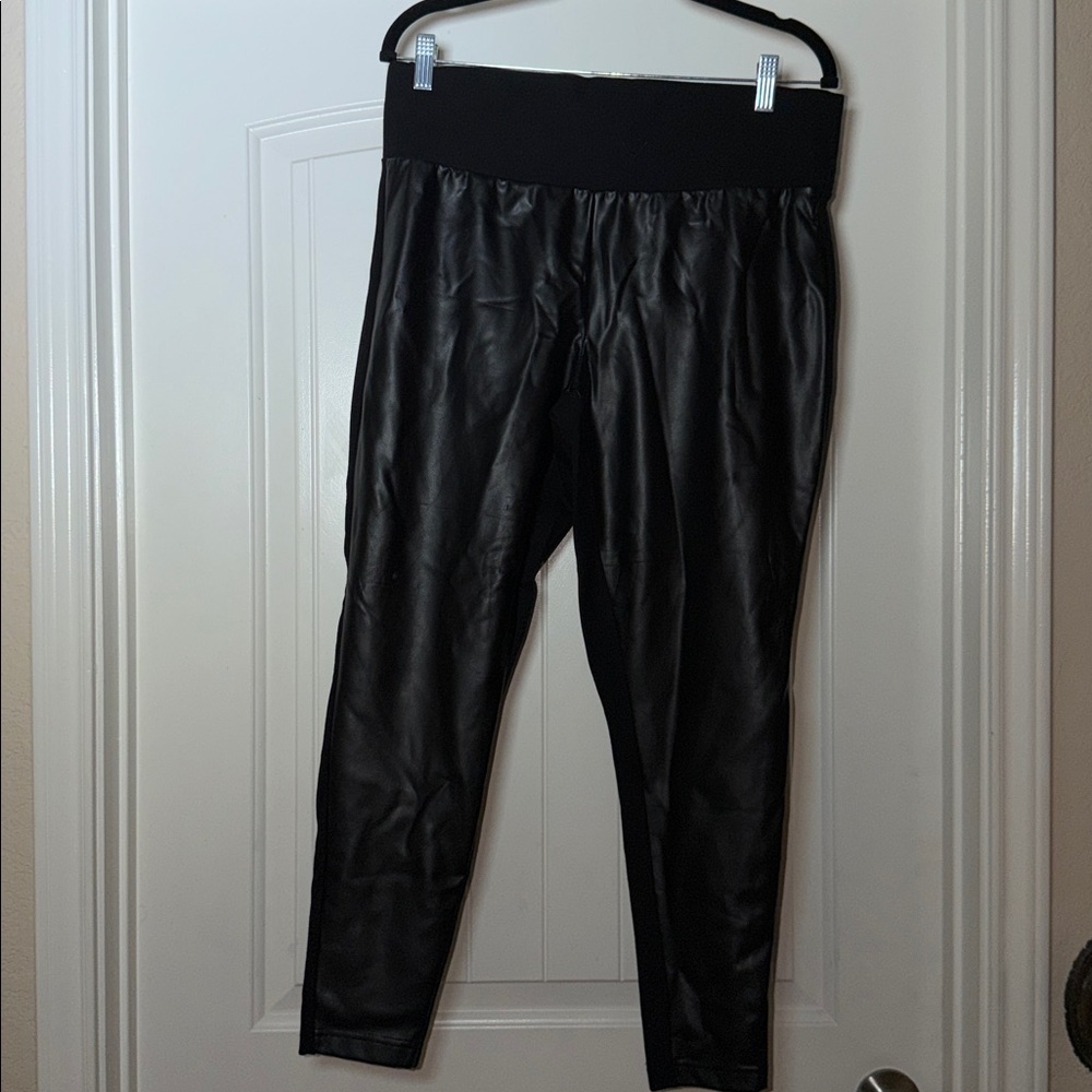 Torrid Black Faux Leather Leggings